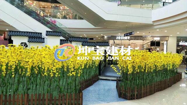 貴州六盤水萬達(dá)廣場(chǎng)墻垛子應(yīng)用了仿古一體瓦